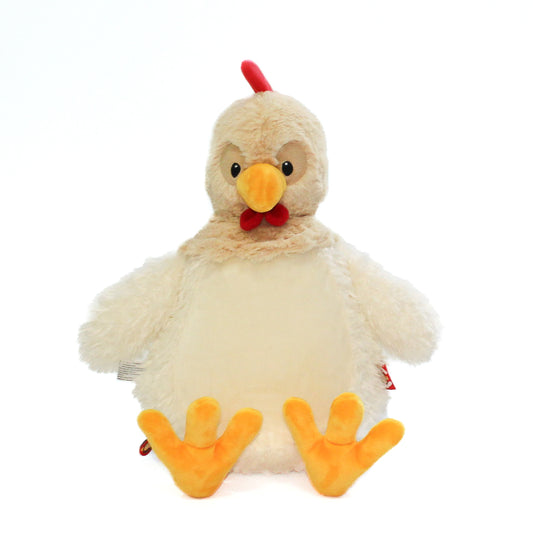 Chicken Stuffed Animal- Embroidery Keepsake