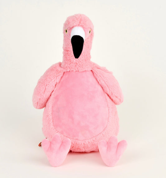 Flamingo Stuffed Animal - Embroidery Keepsake